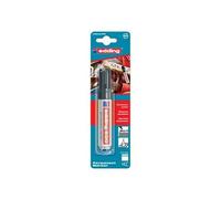 edding 500 Marqueur permanent - noir - 1 stylo - pointe biseautée 2-7 mm - sèche vite, résiste à l'eau et aux frottements - pour carton, plastique, bois, métal, verre