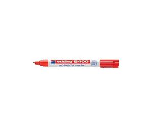 Edding Marqueur Permanent Pour Cd/Dvd/Bd E-8400 Rouge 10 Unité(S)