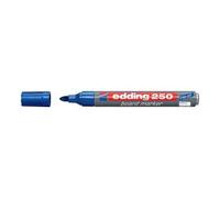 Edding Marqueur pour tableau blanc 250 – effaçable – pointe ronde 1,5–3 mm – bleu – lot de 10