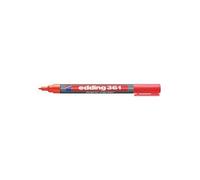 Edding Marqueur pour tableaux blancs 361 (4-361002) – rouge – pointe ronde 1 mm
