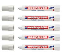 edding Marqueur spécial 950 Industry Painter, 10 mm | (5 marqueurs, blanc)