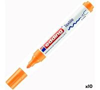 Edding Marqueur Textile 4500 - Orange Fluo (10 unités)