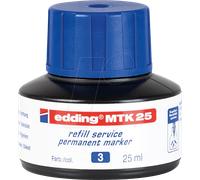 Recharge pour marqueur permanent Edding E21 25 ml - Bleu