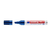 Edding No.1 marqueur indélébile Pointe biseautée Bleu