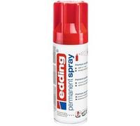 edding Premium 5200 - Peinture en spray - peinture acrylique - Rouge signalisation - opaque - brillant - 200 ml Rouge G