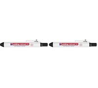 Edding retract 11 marqueur permanent - noir - 1 stylo - pointe ronde 1,5-3 mm - résistant à l'eau, séchage rapide -pour une utilisation facile d'une seule main - pour carton, plastique, bois, métal