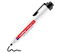 edding retract 11 marqueur permanent - noir - 1 stylo - pointe ronde 1,5-3 mm - résistant à l'eau, séchage rapide -pour une utilisation facile d'une seule main - pour carton, plastique, bois, métal