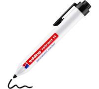 Edding Retract 11 Marqueur Permanent - Noir - 1 Stylo - Pointe Ronde 1,5-3 Mm - Résistant À L'eau, Séchage Rapide -Pour Une Utilisation Facile D'une Seule Main - Pour Carton, Plastique, Bois, Métal