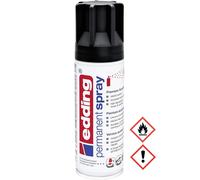 Edding Spray Permanent Acrylique Premium En Noir Mat 200ml
