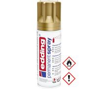 Edding Spray Permanent Acrylique Premium En Or Riche Mat 200ml