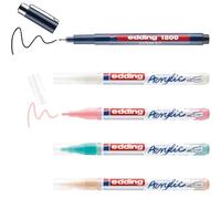 Edding stylos marqeurs set créatif - 5300 marqueurs acryliques et 1800 fineliners - set de 5 - avec instructions et accessoires - dessin et coloriage manga pour débutants et professionnels