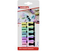 Edding Surligneur 7 Mini 4-7-5-1099 jaune, orange, rose, bleu clair, vert clair 1 mm, 3 mm