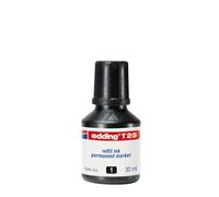 Edding T 25 refill ink marqueur permanent - noir -30 ml - avec système de distribution par gouttes, pour recharger rapidement presque tous les marqueurs permanents
