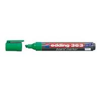 Edding Marqueur pour tableaux blancs 363 - pointe biseautée 1-5 mm - bleu - 1 stylo - rechargeable