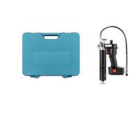 EDEDE Pistolet à Graisse électrique Portable 18V 8000/10000PSI Outil de Remplissage d'huile avec Bouton de Verrouillage LCD numérique Huile de seringue entièrement Automatique(500g Cartridges)