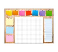 EDELKERN Sous-main en papier pour enfants et adultes - Idéal comme bloc-notes, organiseur, planificateur hebdomadaire ou quotidien - Parfait pour votre liste de tâches quotidiennes - Format A2