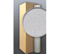 EDEM 80306BR70-4 Papier peint intissé à peindre aspect tissu blanc 4 roul. 106 m2