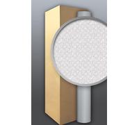 EDEM 80390BR60-5 Papier non-tissé mur et plafond à peindre blanc 5 roul. 132,5 m2