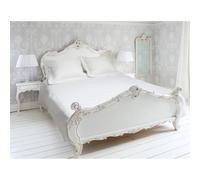 Eden 242010 Set de 4 Parures de Drap Polyester Coton Blanc 240 x 300 cm