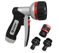 Eden 94833 Pro Metal 6-Pattern Front Trigger Garden W/Quick Connect Starter Set, buse de pulvérisation haute pression pour tuyau