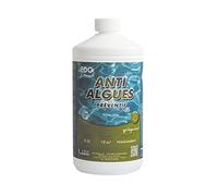 EDENEA - Anti Algues Piscine - Action Préventive Anti Eau Trouble - Algicide - Liquide - Bouteille 1 Litre - EDG Blanc