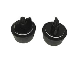 EDENEA - Bouchon Hivernage Piscine - Lot de 2 - Conique Diamètre Bas 53mm Haut 62mm - Idéal pour Traversée de Paroi Piscine Tubes PVC Pression - Caoutchouc - Expansion Molette Papillon