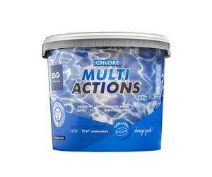 EDENEA EDG by AQUALUX International - Chlore Multi Actions Piscine - Multi Fonctions Action Longue Durée - Galets 250g - Seau 5 kg