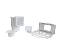 Kit Skimmer Grande Meutrière Piscine Hors Sol - AQUALUX - Taraudé 1''1/2 - Avec Accessoires