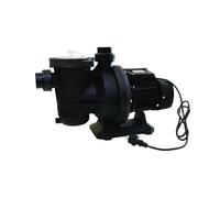 EDENEA Pompe Filtration Piscine - PRO - Puissance 1.5CV - Débit 18m3/h - Couvercle QuickLock sans Vis - Fournie avec raccords 50 - (à Utiliser en complément d'un Filtre à Sable ou à Cartouche) Noir