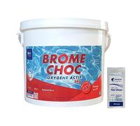EDG by AQUALUX Brome Choc Pastilles 20g - 5kg | Activateur de Brome - Oxygène Actif Choc - Désinfection Choc sans Chlore - Dissolution Rapide + 10 Tests HPS OFFERTS 6 en 1
