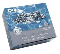 EDG by AQUALUX INTERNATIONAL Cartouches Floculantes Piscine - 1 x 1kg - Anti Impuretés Spécial Eau Trouble pour Filtres à Sable - 8 Sachets de 125g par boite - A Placer Dans le Skimmer - La Boite
