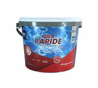 EDG by AQUALUX INTERNATIONAL - Chlore Rapide (Choc) Piscine - Pastilles 20g - Seau 2.5kg - Effet Immédiat - Spécial Rattrapage Eaux Vertes Usage Intensif Temps Orageux