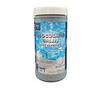 EDG by AQUALUX INTERNATIONAL - Galet Floculant Clarifiant Piscine - 8 Galets Longue Durée 125 g - 1kg - sans Sachet - Spécial Eau Cristalline - Double Effet Floculation Clarification