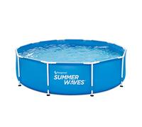 EDG by AQUALUX INTERNATIONAL Kit Piscine Hors Sol Tubulaire Ronde 366 x 76 cm avec Filtration - Idéal pour Petits et Grands