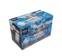 EDG by AQUALUX INTERNATIONAL - Super Clarifiant Floculant Piscine - Universel - Compatible Cartouche et Poche - Spécial Eaux Troubles - 10 Pastilles de 20g