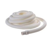 EDG by AQUALUX INTERNATIONAL - Tuyau Flottant Piscine Diamètre 38 mm Interieur avec 2 Embouts Fixes - Technologie Spiralée Haute Performance Anti Ecrasement - Longueur 7.5 m