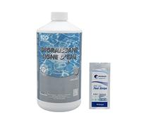 EDG by AQUALUX NETTOYANT LIGNE D'EAU Liquide - 1L | Élimine les Tâches, Impuretés et Dépôts de Gras + 10 Tests HPS OFFERTS 6 en 1