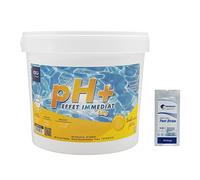 EDG by AQUALUX pH Plus Poudre - 5kg | Correcteur de pH Solide - Augmente Le pH + 10 Tests HPS OFFERTS 6 en 1