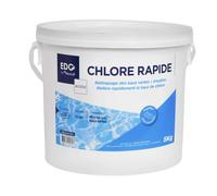 EDG - Chlore Choc Piscine - Pastilles - Spécial Eau Verte - Seau 5kg | Rapide Effet Immediat