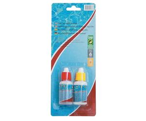EDGACCESS - RECHARGES TROUSSE ANALYSE CHLORE/BROME - Recharges Précises pour Kits de Test Piscine et Spa - Haute Fiabilité - Lot Idéal pour Entretien Régulier - Usage Facile - Blanc
