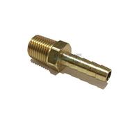 EDGE INDUSTRIAL Tuyau de 0,6 cm ID vers 0,3 cm mâle BSP BSPT raccord droit en laiton carburant/air/eau/huile/gaz/WOG (Qté 01)
