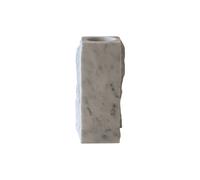 Edge Vase Medium White Carrara