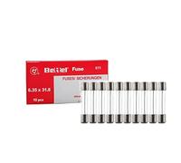 EDI-TRONIC fusibles en Verre 2,5A Rapide 6,3x32mm 250V Flink TYP611 10-Pack 10 pièces