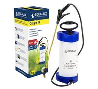 Edialux 5L pulvérisateur à pression pour le jardin et l'entretien du gazon, pulvérisateur à dos polyvalent de 5L pour les herbicides,