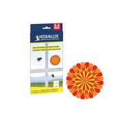 Edialux Autocollants fenêtre Anti-Mouches, piège à Mouches Transparent pour fenêtre, sans Odeur avec Attractif, Efficace Contre Les Mouches domestiques, 2+2 Gratuit (4 pièces)