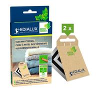 Edialux Piège à mites des vêtements anti-mites textiles, protection sans produits chimiques et sans odeur pour armoires et textiles,