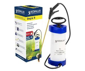 Edialux Pulvérisateur à Pression 5L pour Jardin, pelouse et désinfection, pulvérisateur à Dos 5L Multi-Usage pour herbicides, Eau de Javel, vinaigre et Soda, pulvérisateur résistant aux Produits