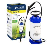 Edialux pulvérisateur à pression 5L pulvérisateur à dos pour l'entretien du jardin et le nettoyage, pulvérisateur manuel