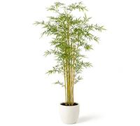 edihome, Plante Décorative Intérieur - Bambou Artificiel 150cm - Grande Plante et Arbre Artificiel Réaliste pour Maison, Bureau, Hôtel, Centres Commerciaux - Décoration Intérieur/Extérieur