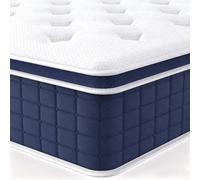 EDIMENS Matelas 140 x 200 cm, à ressorts ensachés, H5, fermeté moyenne, avec mousse confortable, respirant, hauteur 25 cm, 100 nuits d'essai, pour lit à sommier tapissier, lit rembourré et lit